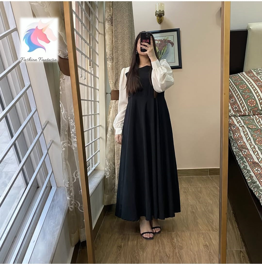Designer Chiffon Mirror Embroidered Maxi - 1 PCs (Copy) Fashion Fantasia Store