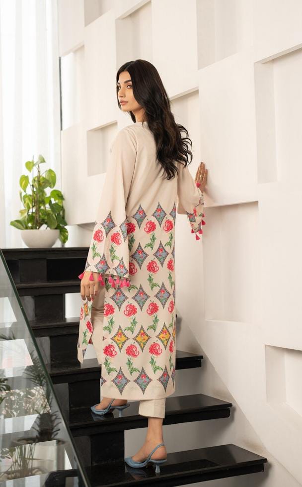 New Trending Designer Printed Lawn Suit - Stylish 2 PCs Fashion Fantasia Store