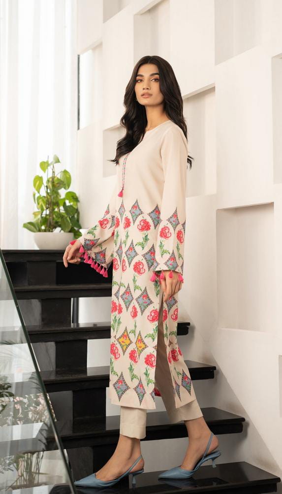 New Trending Designer Printed Lawn Suit - Stylish 2 PCs Fashion Fantasia Store