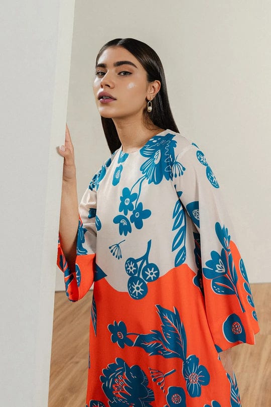 New Trending Designer Printed Lawn Suit with Dupatta - Stylish 2 PCs Fashion Fantasia Store