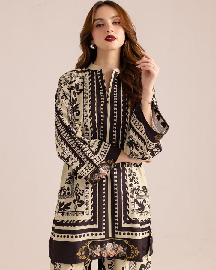 New Trending Designer Printed Lawn Suit - Stylish 2 PCs Fashion Fantasia Store