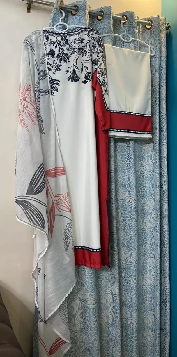 New Trending Designer Suit with Dupatta - Stylish 3 PCs Fashion Fantasia Store