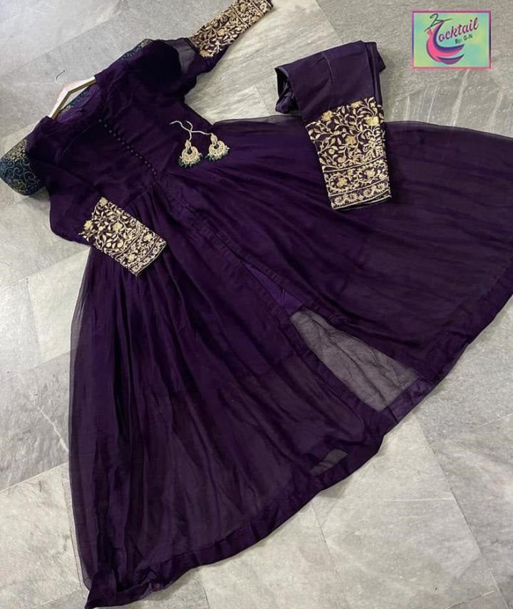 Designer Embroidered Suit - 2 PCs Fashion Fantasia Store