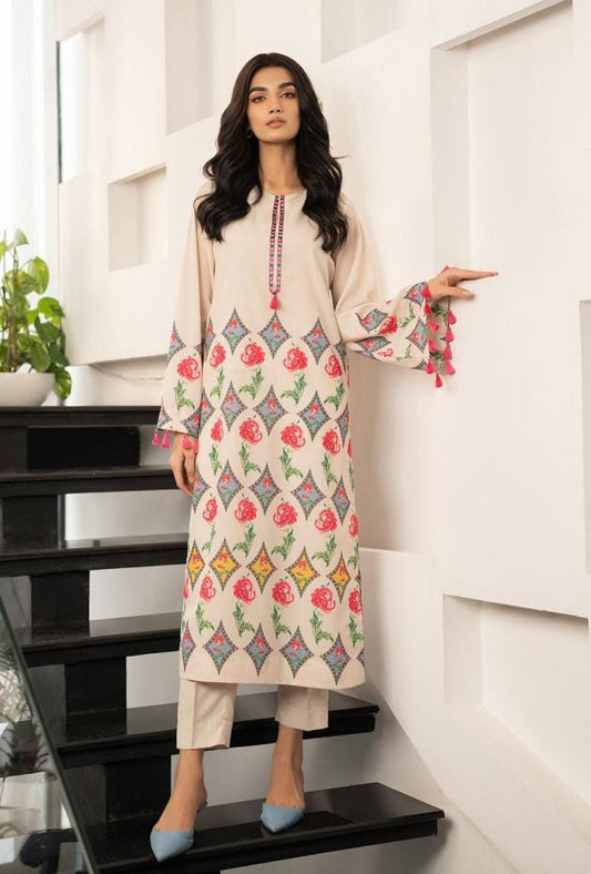 New Trending Designer Printed Lawn Suit - Stylish 2 PCs Fashion Fantasia Store