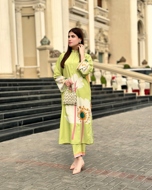 New Trending Designer Printed Lawn Suit - Stylish 2 PCs Fashion Fantasia Store